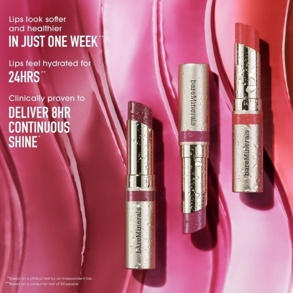 bareMinerals Mineralist Dewey Lip Gloss - Balm: Strength, 3g, NIB - Picture 7 of 8